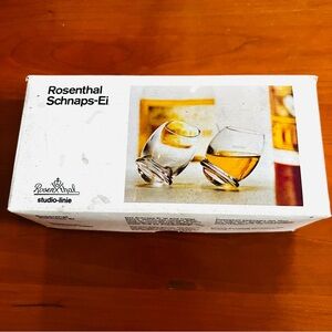 UNIQUE & RARE MCM ROSENTHAL SCHNAPS-EI GLASSES